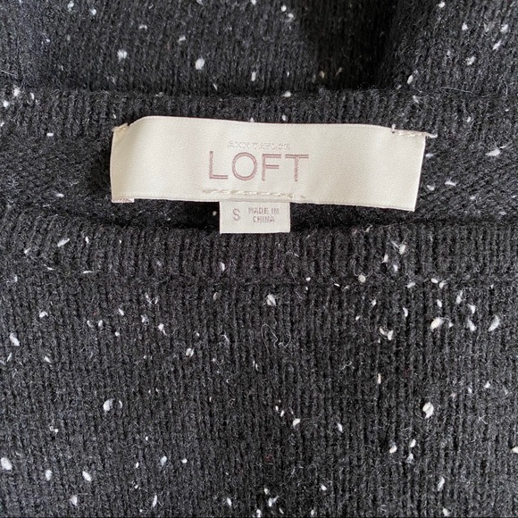 Loft Mixed Media Side Ribbed Sweater - Picture 8 of 11